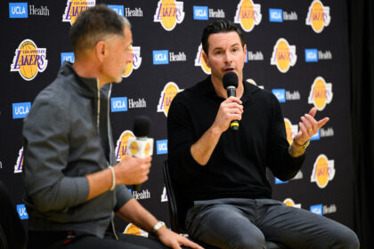 JJ Redick and Rob Pelinka Interview