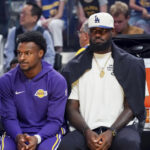 Lebron James Lakers Bench