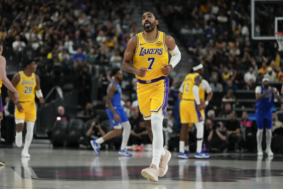 Gabe Vincent Lakers Dallas Mavericks