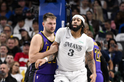 Luka Doncic and Anthony Davis Lakers and Mavericks