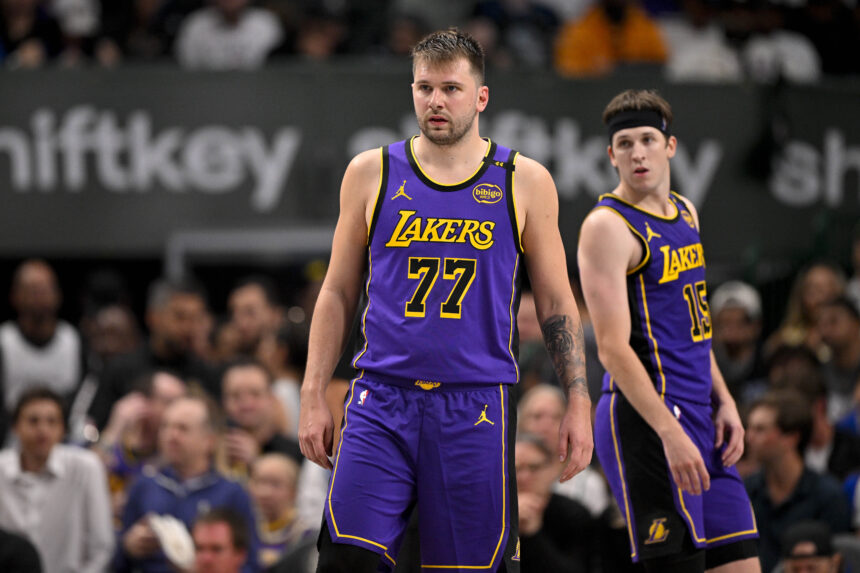 Luka Doncic and Austin Reaves Lakers