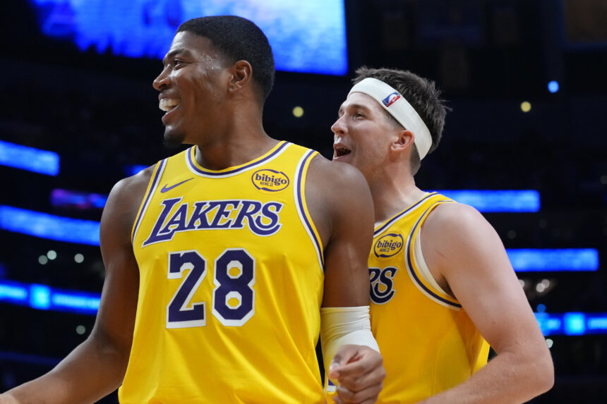 Rui Hachimura and Austin Reaves Lakers