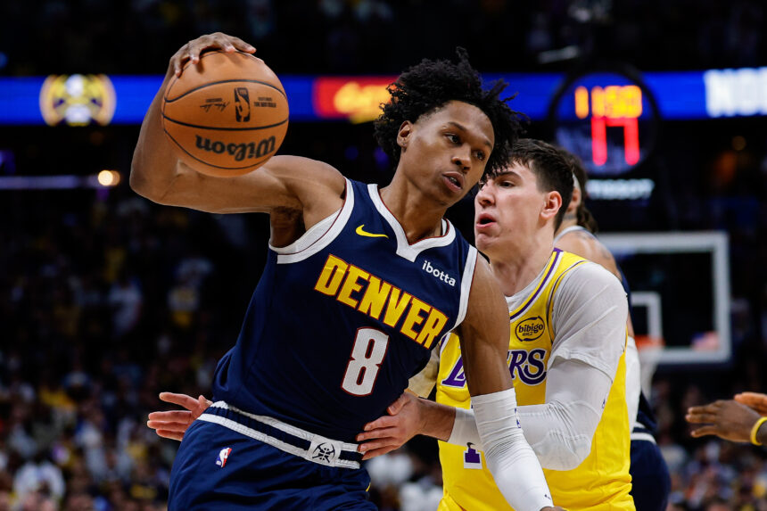 Peyton Watson Denver Nuggets vs. Los Angeles Lakers