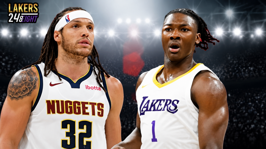 Aaron Gordon Denver Nuggets and Adou Thiero Los Angeles Lakers