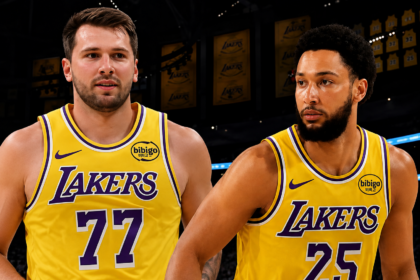Luka Doncic and Ben Simmons Los Angeles Lakers