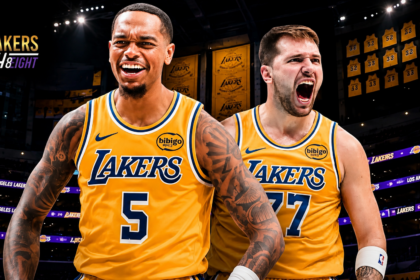 Luka Doncic and P.J. Washington Los Angeles Lakers