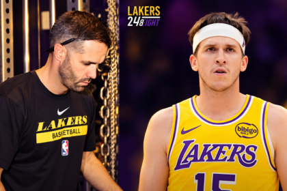 Austin Reaves and Ed Streit Los Angeles Lakers
