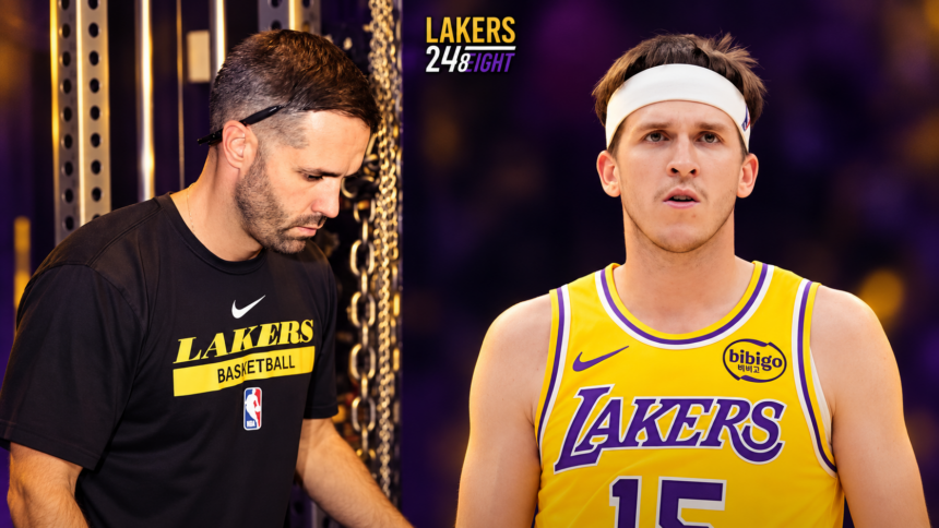 Austin Reaves and Ed Streit Los Angeles Lakers