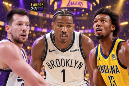Drew Eubanks, Ochai Abaji, and James Wiseman Los Angeles Lakers