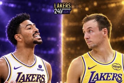 Quentin Grimes and Luke Kennard Los Angeles Lakers