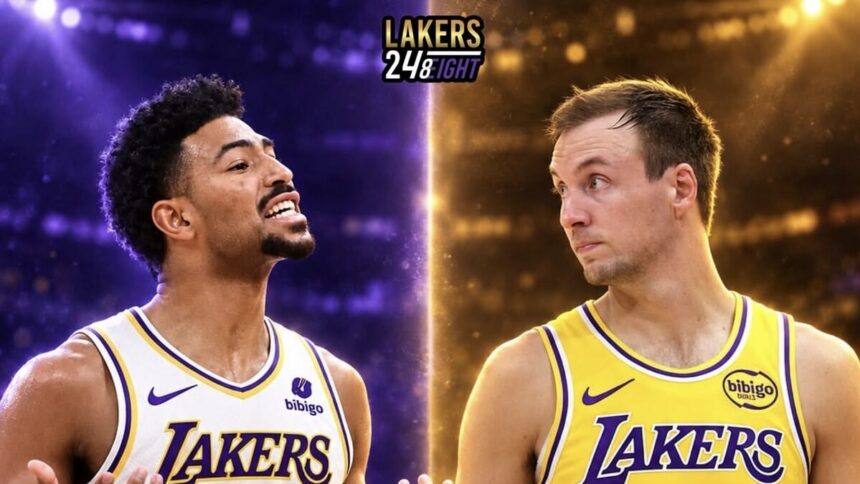 Quentin Grimes and Luke Kennard Los Angeles Lakers